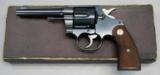 COLT, New Service Revolver, Rare 5” x .38,
w/ Box + - 4 of 15