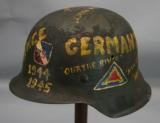 WW2 German M42 Souvenir Helmet, 75th Div - 2 of 11