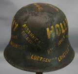 WW2 German M42 Souvenir Helmet, 75th Div - 5 of 11