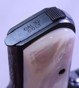 COLT, M-1903 Hammerless, Engraved w/Pearl Grips, .32 ACP - 20 of 20
