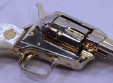 Colt Peacemaker Buntline Scout, Gold Plated, Un-Fired, .22 Cal - 7 of 20