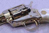 Colt Peacemaker Buntline Scout, Gold Plated, Un-Fired, .22 Cal - 2 of 20