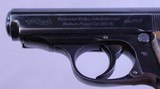 Walther Mod. PPK, World War II, High Polish, Police Eagle/C Marked, .32 Cal.  SN: 199959 K - 5 of 20