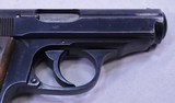 Walther Mod. PPK, World War II, High Polish, Police Eagle/C Marked, .32 Cal.  SN: 199959 K - 13 of 20