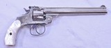 S&W .32 Double Action, 4th Model, Rare 6” Barrel, Beautiful Pearl Grips - 1 of 20