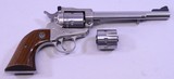 Ruger, New Model Single Six Convertible, .22 LR & .22 Mag. Stainless - 6 of 20
