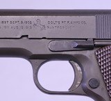 COLT, M1911 A1, All Original Finish & Parts, Early WW2 Gun, w/ Holster,
SN: 849319 - 13 of 20