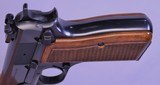 Browning High Power, 9mm, Belgium Made, Adjustable Sight. As New Condition, - 12 of 16