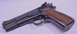 Browning High Power, 9mm, Belgium Made, Adjustable Sight. As New Condition, - 2 of 16