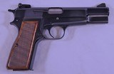 Browning High Power, 9mm, Belgium Made, Adjustable Sight. As New Condition, - 4 of 16