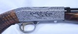 Browning SA-22 Belgium made rifle, Gr III Engraved by Angelo Bee, W/Case - 2 of 20