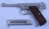 Colt Woodsman Sport Model, Beautifully Engraved, Nickel Plated - 3 of 20
