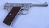 Colt Woodsman Sport Model, Beautifully Engraved, Nickel Plated - 7 of 20