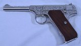 Colt Woodsman Sport Model, Beautifully Engraved, Nickel Plated - 1 of 20