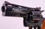 Colt Python, Un-Fired, 4inch, Mfg’d.1978, w/Box - 8 of 20