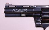 Colt Python, Un-Fired, 4inch, Mfg’d.1978, w/Box - 6 of 20