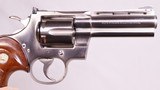 Colt Python, Rare Electroless Nickel, 1966, 4inch Barrel, Exc. - 6 of 20