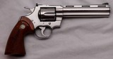 Colt Python, Stainless, 6 In, 1983, w/Box - 5 of 20