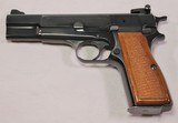 Browning High Power, 9mm, Belgium Made, Adjustable Sight, 2 Mags.  Excellent Condition - 2 of 14