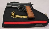 Browning High Power, 9mm, Belgium Made, Adjustable Sight, 2 Mags.  Excellent Condition - 1 of 14