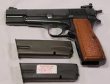 Browning High Power, 9mm, Belgium Made, Adjustable Sight, 2 Mags.  Excellent Condition - 6 of 14