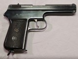 Czechoslovakia, CZ-38, .380 D. A. only Semi Auto Pistol, NAZI use, Excellent Condition - 4 of 20