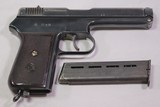 Czechoslovakia, CZ-38, .380 D. A. only Semi Auto Pistol, NAZI use, Excellent Condition - 6 of 20