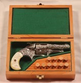 Smith Model 41 Revolver, Cased, Engraved, Nickel Plated, c.1871 - 2 of 20