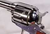 Ruger, Vaquero, .40 S&W, High Gloss Stainless, Rosewood Eagle Grips - 11 of 20