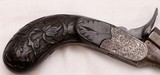 Belgium Made, Salon Pistol, Cal. 22 with 8” Barrel, Mid 19th Century - 3 of 13