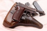 P.38, Walther, ac 44, Original Exc. Cond. with Nice Holster & 2 Mags. - 1 of 20