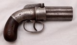 Manhattan Pepperbox Pistol, .28 Cal x 2 5/8” Barrels - 6 of 19