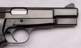 Browning High Power, 9mm, Belgium Made, Adj. Sight. w/ Crimson Trace Laser Grips As New Condition - 7 of 20