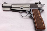 Browning High Power, 9mm, Belgium Made, Adj. Sight. w/ Crimson Trace Laser Grips As New Condition - 1 of 20