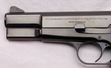 Browning High Power, 9mm, Belgium Made, Adj. Sight. w/ Crimson Trace Laser Grips As New Condition - 2 of 20