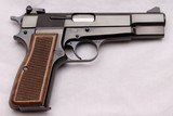 Browning High Power, 9mm, Belgium Made, Adj. Sight. w/ Crimson Trace Laser Grips As New Condition - 5 of 20