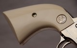 COLT  SAA,  .44-40 x 4 3/4”, Nickel, Factory Ivory, NEW IN BOX - 15 of 15