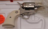 COLT  SAA,  .44-40 x 4 3/4”, Nickel, Factory Ivory, NEW IN BOX - 9 of 15