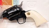 COLT  Frontier Six Shooter, .44-40 x 4 3/4”, Full Blue, Factory Ivory, NEW IN BOX - 7 of 18