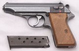 Walther, PP, .32 Cal. Late War, 1945,  Wood Grips, Excellent Condition - 2 of 20