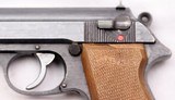 Walther, PP, .32 Cal. Late War, 1945,  Wood Grips, Excellent Condition - 3 of 20