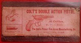 Colt M1877 Thunderer, .41 Cal.  Original Exc. Finish, One of a Pair. See G.I. # 101628971 for Second of Pair - 18 of 20