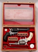 Colt M1877 Lightning, .38 Cal.  Engraved / Ivory, One of a Pair. See G.I. # 101628963 for Second of Pair. - 18 of 20