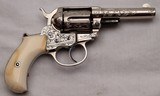 Colt M1877 Lightning, .38 Cal.  Engraved / Ivory, One of a Pair. See G.I. # 101628963 for Second of Pair. - 2 of 20