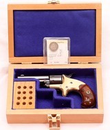 Colt, Open Top Pocket Revolver, Original Finish, Cased, Colt Letter, c.1877,  Antique - 3 of 20