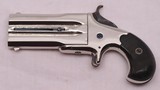 Frank Wesson Double Barrel Derringer w/ Dirk, .41 RF, Restored, Cased, c.1860’s, Antique - 6 of 20