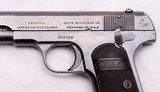 Colt, M1903 Hammerless, 1918 Vintage, Original Finish, VG Cond - 8 of 10