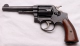 S&W Victory Model, “U.S. PROPERTY” marked, Lend Lease British Proofs, .38 S&W RARE 5in. Barrel.   - 1 of 14
