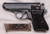 Walther, Mod. PPK, Pre War, Crown / N Marked, .32 Cal.  SN: 199669 K - 2 of 16