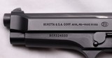 Beretta, 92FS, 9mm  x 4.9” Barrel, 2-15 Rnd. Mags, Exc. Condition - 4 of 12